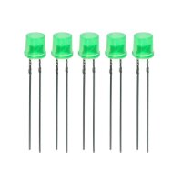 LED 5mm Zylinder Flachkopf LEDs zylindrisch flach Flat Top 10 20 50 100 Stück