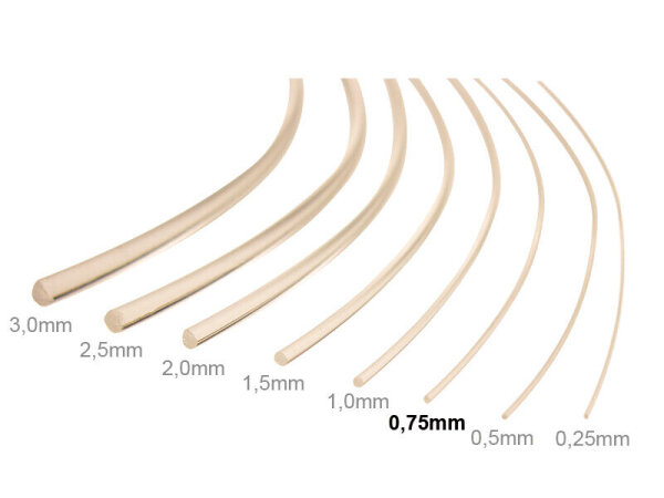 Lichtleiter Glasfaserkabel Lichtwellenleiter Lichtfaser 2 Meter 0,25-3mm AUSWAHL 0,75mm