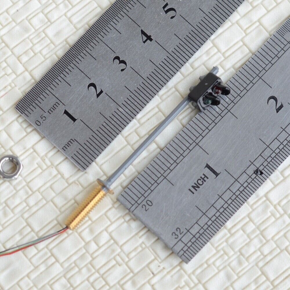 Lichtsignale Signale LED rot / grün 4,5cm hoch Blocksignale für TT 2