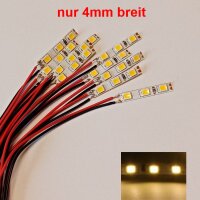 LED Beleuchtung Hausbeleuchtung mit Kabel warmweiß 8-16V RC H0 N 10 S,  11,99 €