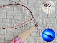 SMD LED 0402 mit Microlitze Litze Kabel LEDs 10...