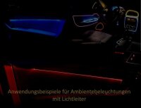 Lichtfaser Lichtleiter 2mm LWL Ambientebeleuchtung Innenbeleuchtung 2 Meter S558