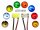 SMD LED 0402 0603 0805 1206 mit Kupferlackdraht Draht Kabel LEDs Farben AUSWAHL 0402 / 10 Stück grün / grünlich