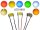 SMD LED 0402 0603 0805 1206 mit Kupferlackdraht Draht Kabel LEDs Farben AUSWAHL 0603 / 10 Stück grün / grünlich
