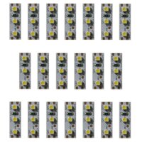 MINI LED Beleuchtung kaltweiß 2,5cm Gebäude Häuser Waggons Autos 20 Stück S355