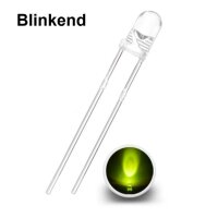 Blink LEDs 3mm Blinker LED Blinklicht langsam bis schnell blinkend 1-3Hz Auswahl