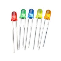 Blink LEDs 3mm Blinker LED Blinklicht langsam bis schnell blinkend 1-3Hz Auswahl