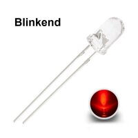 Blink LEDs 5mm Blinker LED Blinklicht langsam blinkend 1Hz (60x pro Minute)