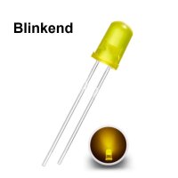 Blink LEDs 5mm Blinker LED Blinklicht langsam blinkend 1Hz (60x pro Minute)