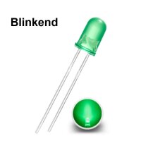 Blink LEDs 5mm Blinker LED Blinklicht langsam blinkend 1Hz (60x pro Minute)