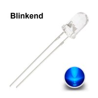 Blink LEDs 5mm Blinker LED Blinklicht langsam blinkend 1Hz (60x pro Minute)