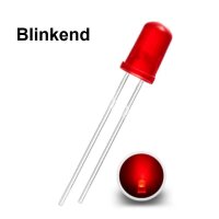 Blink LEDs 5mm Blinker LED Blinklicht langsam blinkend 0,5Hz (30x pro Minute)