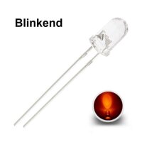 Blink LEDs 5mm Blinker LED Blinklicht langsam blinkend...