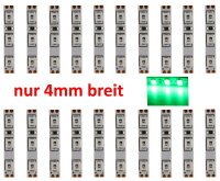 LED Beleuchtung RC H0 TT N Z nur 4mm schmal bis 100cm Länge Licht Häuser Waggons