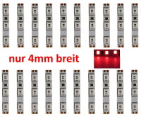 LED Beleuchtung RC H0 TT N Z nur 4mm schmal bis 100cm Länge Licht Häuser Waggons