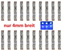 LED Beleuchtung RC H0 TT N Z nur 4mm schmal bis 100cm Länge Licht Häuser Waggons