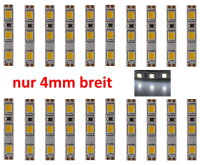 LED Beleuchtung RC H0 TT N Z nur 4mm schmal bis 100cm Länge Licht Häuser Waggons