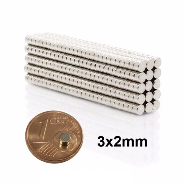 4x1 Neodym Magnete - rund (50 Stück) - MiniatureAid® - Modellbau - Tabletop 4x1 Neodym Magnete - rund (50 Stück) - MiniatureAid® - Modellbau - Tabletop