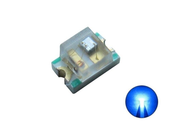 Blink LED SMD 0805 Blinker Blinklicht Mini LEDs blinkend 1,5Hz (90x pro Minute) Blau 10 Stück