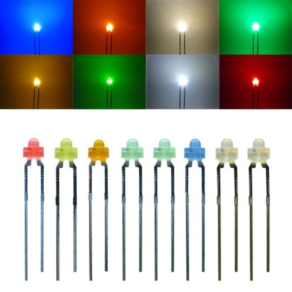 Blink LED 1,8mm Blinker Blinklicht Mini LEDs blinkend 1,5Hz (90x pro Minute)