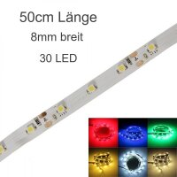 LED Beleuchtung RC Modellbahn H0 TT N Z 5cm bis 100cm Länge Licht Häuser Waggons