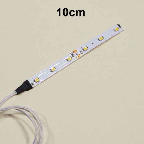 LED Waggonbeleuchtung Innenbeleuchtung 10-70cm Beleuchtung Waggons H0 TT N G 1 0 Warmweiß 10 cm 5 Stück