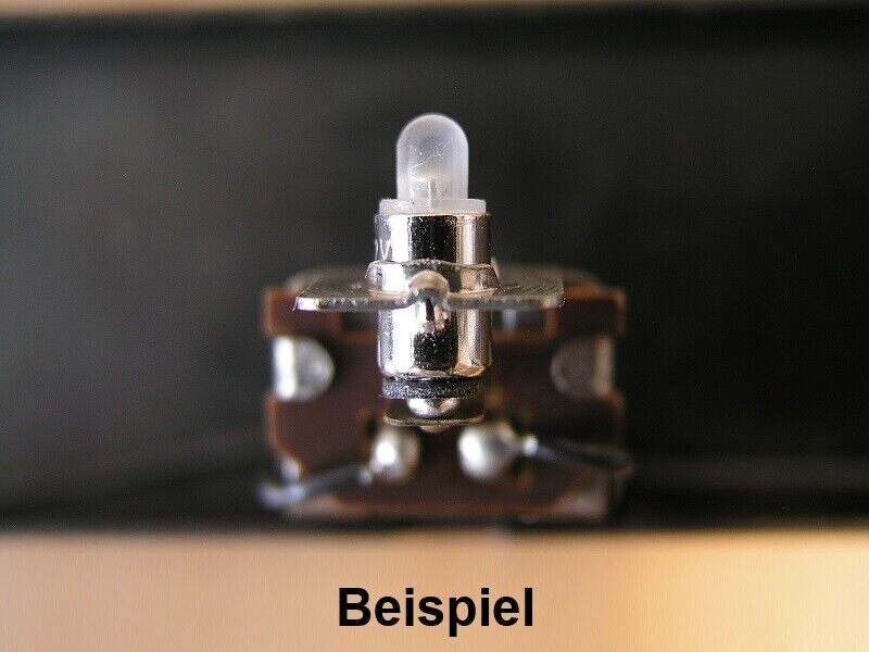 BA5 Socket Bulbs 19V 60mA Clear – 10-Pack, For Märklin 600150 / Kahlert 51930