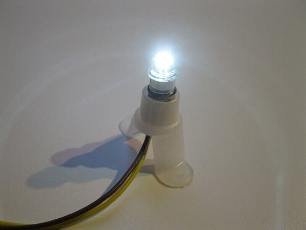 LED-Mafia Micro LEDs For Model Railways – MS4 / BA5S / E5.5 Socket, Warm White/Cold White, 10-24V AC/DC