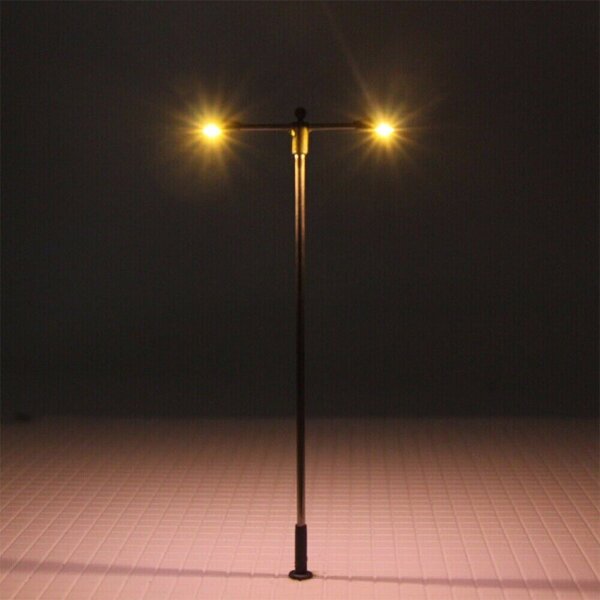 LED Straßenlampen H0 TT Lampen Leuchten 6-10cm 12-19V Modelleisenbahn,  16,99 €