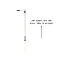 LED Straßenlampen H0 TT Lampen Leuchten 6-10cm 12-19V Modelleisenbahn 10 Stück