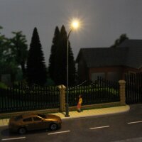 LED Straßenlampen H0 TT Lampen Leuchten 6-10cm 12-19V Modelleisenbahn 10 Stück