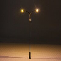 LED Straßenlampen H0 TT Lampen Leuchten 6-10cm 12-19V Modelleisenbahn 10 Stück