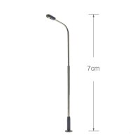 LED Straßenlampen TT N Lampen Leuchten 5 - 7cm 12-19V Modelleisenbahn 10 Stück