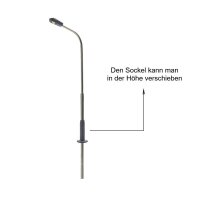 LED Straßenlampen TT N Lampen Leuchten 5 - 7cm 12-19V Modelleisenbahn 10 Stück