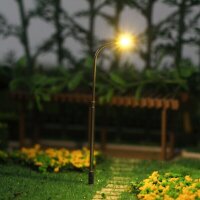 LED Straßenlampen N TT Lampen Leuchten 4 - 6cm 12-19V Modelleisenbahn 10 Stück