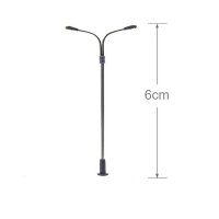 LED Straßenlampen N TT Lampen Leuchten 4 - 6cm 12-19V Modelleisenbahn 10 Stück