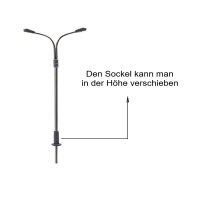 LED Straßenlampen N TT Lampen Leuchten 4 - 6cm 12-19V Modelleisenbahn 10 Stück