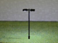 LED Straßenlampen H0 TT Bahnsteigleuchten 5,5cm 12-19V Bahnsteig Lampen 10 Stück