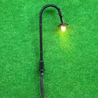 LED Straßenlampen H0 TT Bogenleuchten 5cm 6,5cm 12-19V Lampen Leuchten 10 Stück