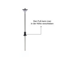 LED Straßenlampen H0 TT Lampen Leuchten 4 - 7cm 12-19V Modelleisenbahn 10 Stück