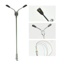 LED Straßenlampen H0 TT Lampen Leuchten 7cm 10cm 12-19V Modelleisenbahn 10 Stück