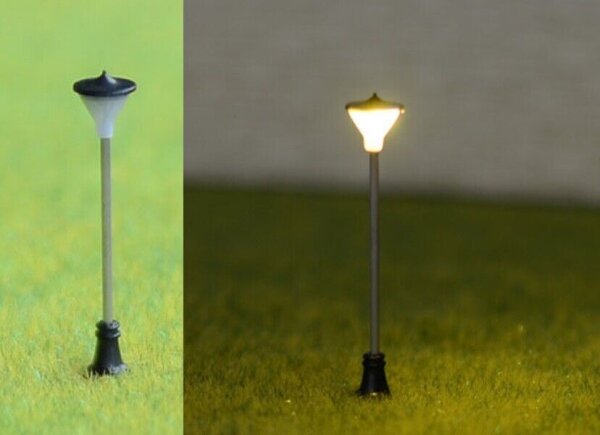 LED Straßenlampen N TT Lampen Leuchten 12-19V Höhe 3cm bis 4cm 10 Stück S314
