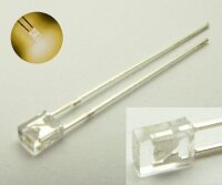 LED 2x3mm rechteckig klar diffus flach 2x3x4mm LEDs 10 20...