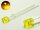 LED 2x3mm rechteckig klar diffus flach 2x3x4mm LEDs 10 20 50 100 Stück oder Set 100 Stück gelb diffus