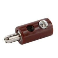 Verteilerplatte Bananenstecker Querlochstecker 2,6mm Mini...