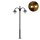 LED Straßenlampen H0 TT Lampen Leuchten 5cm - 6,5cm 2-flammig 10 Stück S232