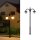 LED Straßenlampen H0 TT Laternen Leuchten 5cm - 6,5cm 2-flammig 10 Stück S232