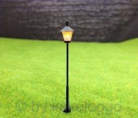 LED Straßenlampen H0 TT Lampen Leuchten höhenverstellbar 4 - 5,5cm 10 Stück S315