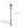 LED Straßenlampen H0 TT Lampen Leuchten höhenverstellbar 4 - 5,5cm 10 Stück S315