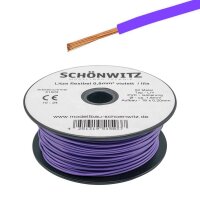 Litze Kabel 0,5mm² LIY Kupferschaltlitze 50 Meter Spule 0,50mm² Cu Ringleitung